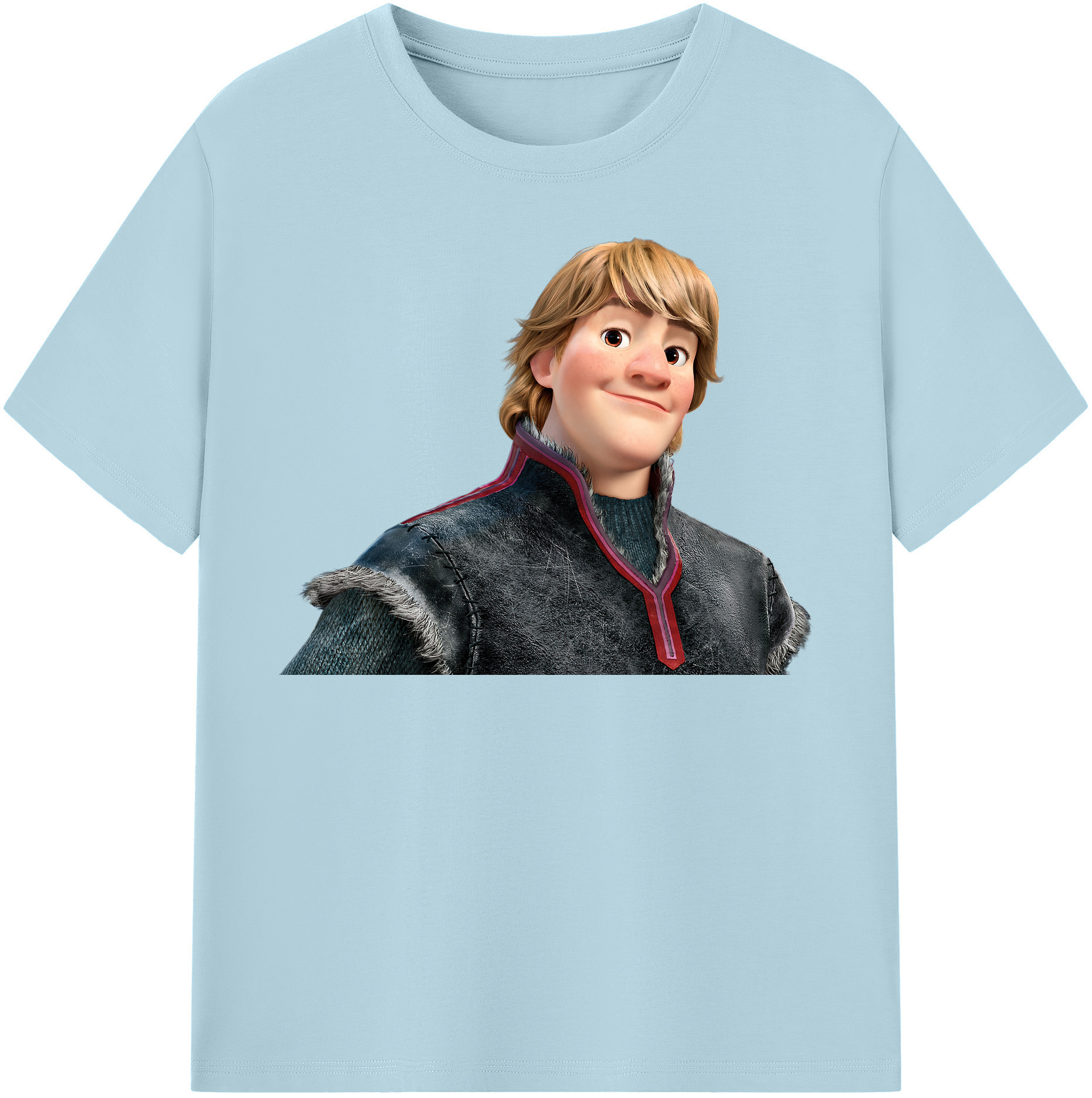 （画像用） アナと雪の女王 アンナ エルサ Frozen Anna Elsa 綿100％半袖Tシャツ（フロントプリント）